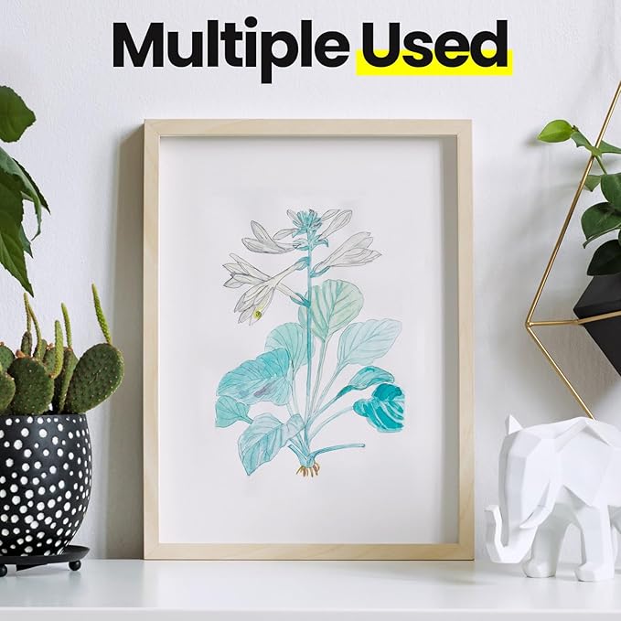 Harloon 500 Sheets Construction Paper Bulk Heavyweight A4 Size Thick Construction Paper Cardstock for DIY Craft Supplies (120 GSM,White)