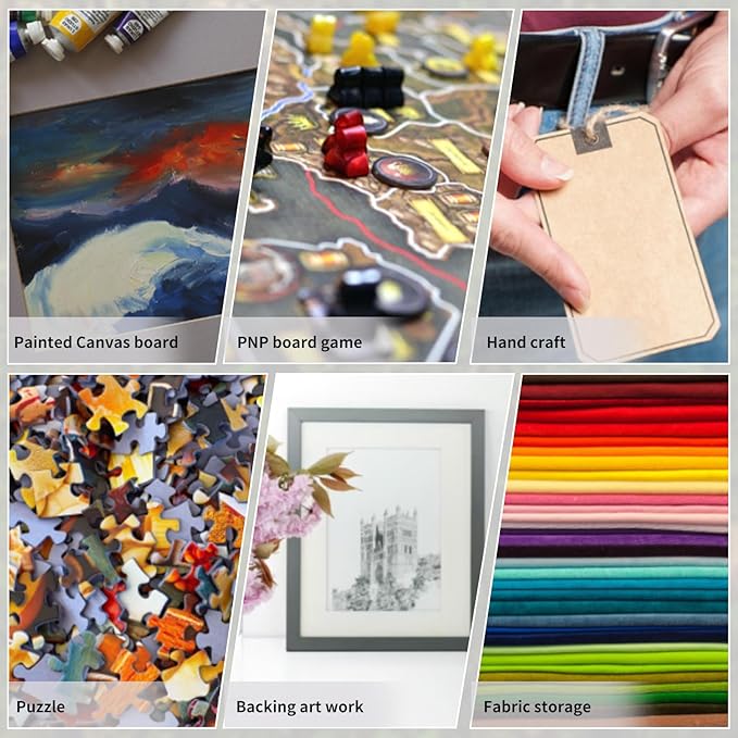 25 Pcs Book Board, Binder Board, Cover Board, Heavy Duty Chipboard for Book Binding, DIY Cardboard (Black, 9 x 6 Inch 80PT)