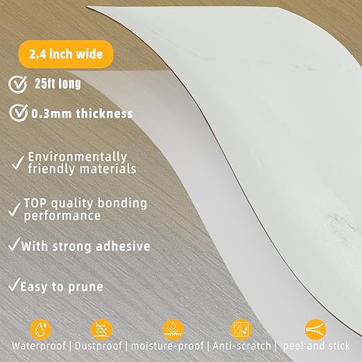 GSCIT Club Wood Grain Repair Tape, 2.4 inch X 25ft Self Adhesive Marble Grain Repair Patch for Tables, Chairs, Baseboards, Doors, Windows, Floors, Handicraft DIY.