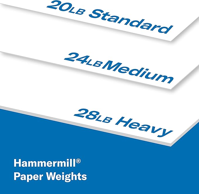 Hammermill Printer Paper, 20 lb Copy Paper, 11 x 17 - 5 Ream (2,500 Sheets) - 92 Bright, Made in the USA, 105023C