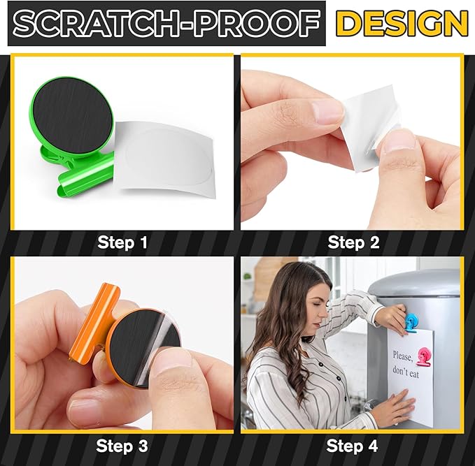 40 Pack Refrigerator Magnets with Clips, Fridge Magnets Whiteboard Magnet Clips, Teacher Classroom Must Haves,Manget Heavy Duty, Best for Photo Displays,Whiteboard,Refrigerator,Locker,Plant