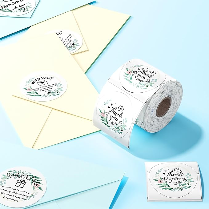 2x2 Round Thermal Labels A