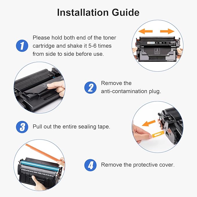 148A Toner Cartridge with Chip Black Compatible Replacement for HP 148A 148X W1480A W1480X for HP Pro 4001dw 4001dn 4001n MFP 4101fdw 4101fdn Printer High Yield Ink ( 2 Pack )