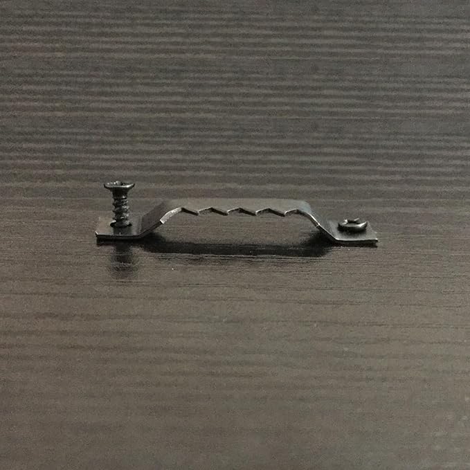 30 Pack Large Heavy Sawtooth Picture Hangers Steel Picture Hangers with Screws Picture Hang Solutions, for Hanging Clock Paintings Artwork Picture Frame Hook Photos (Black，Supports 50 lbs)