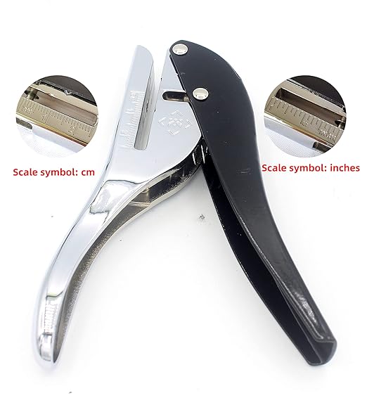 Hand-held 5/64 inch 2mm Round Heavy Duty Metal Silver Single Circle Hole Punch for ID Cards PVC Cards Badge Photos