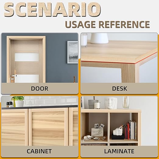 GSCIT Club Maple Edge Banding, 3/4 inch x 250ft roll of Veneer Edge Banding Preglued Flexible, Real Wood Tape Banding