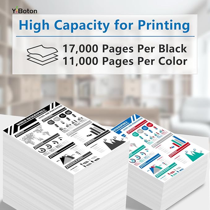 IM C2000 IM C2500 Compatible Toner Cartridge Replacement for Ricoh 842307 842308 842309 842310 for IMC2000 IMC2500 Printer (4 Pack)