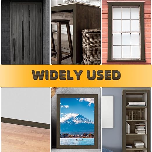 GSCIT Club Wood Grain Repair Tape, 2.4 inch X 100ft Self Adhesive Brown Walnut Grain Repair Patch for Tables, Chairs, Baseboards, Doors, Windows, Floors, Handicraft DIY.