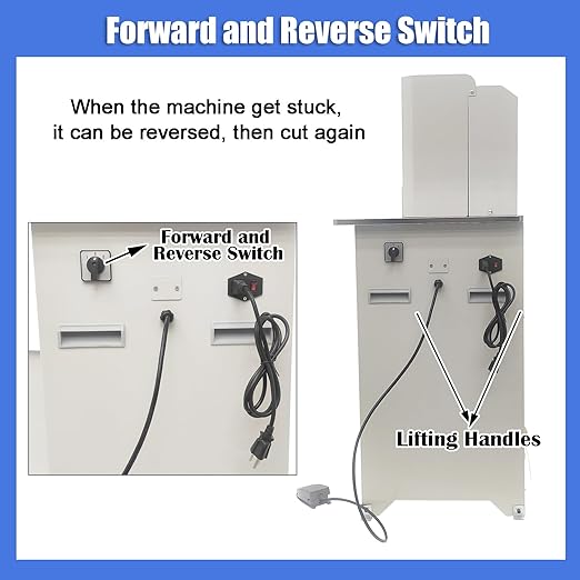 Heavy Duty Electric Round Corner Cutter, 110V Metal Fillet Paper Cutter with R8 R10 R12 R16 R21 Blades, Paper & Card Rounding Machine, Max 2.15in Punching Height for Cards, Books, Documents