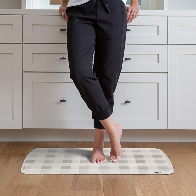 GelPro Elite Premium Gel + Foam 3/4" Thick Anti-Fatigue Floor Mat, 20" x 36", Farmhouse Tan