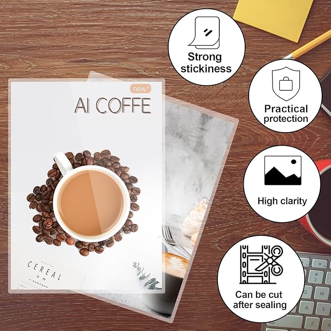 HERKKA 300 Pack Laminating Sheets, Hold 11 x 17 Inch Sheet, 3 Mil Clear Thermal Laminating Pouches 11.5 x 17.5 Inch Lamination Sheet Paper for Laminator, Round Corner