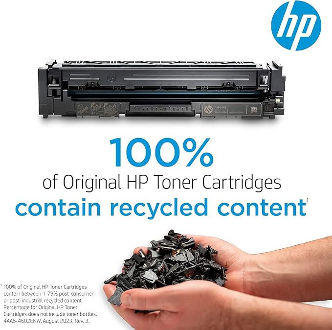 HP 206X Cyan High-yield Toner Cartridge | Works with HP Color LaserJet Pro M255, HP Color LaserJet Pro MFP M282, M283 Series | W2111X