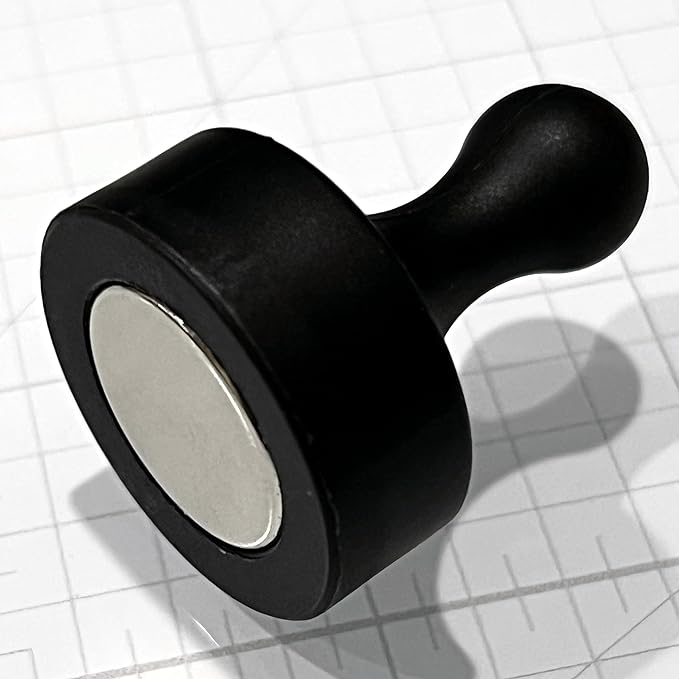 GLASSBOARD STUDIO Powerful Neodymium Magnets, Pawn-Shaped - Strong Fridge/Refrigerator and Whiteboard Magnet, Ideal for Office, Kitchen, Crafts - Rare Earth, Heavy Duty (8, Citrus Green)