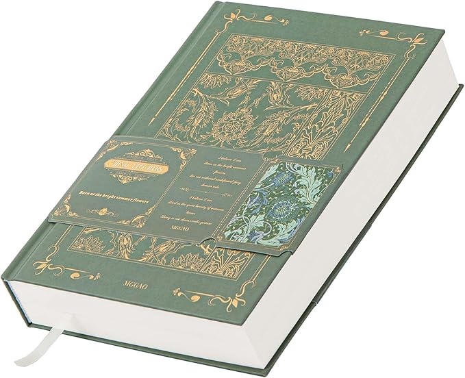 Hardcover Journal for Women Girls, A5 God Lined Journal Notebook, Cute Journal for Writing, Aesthetic Journal, College Ruled Notebook with 100 Gsm Thick Paper, 320 Numbered Pages