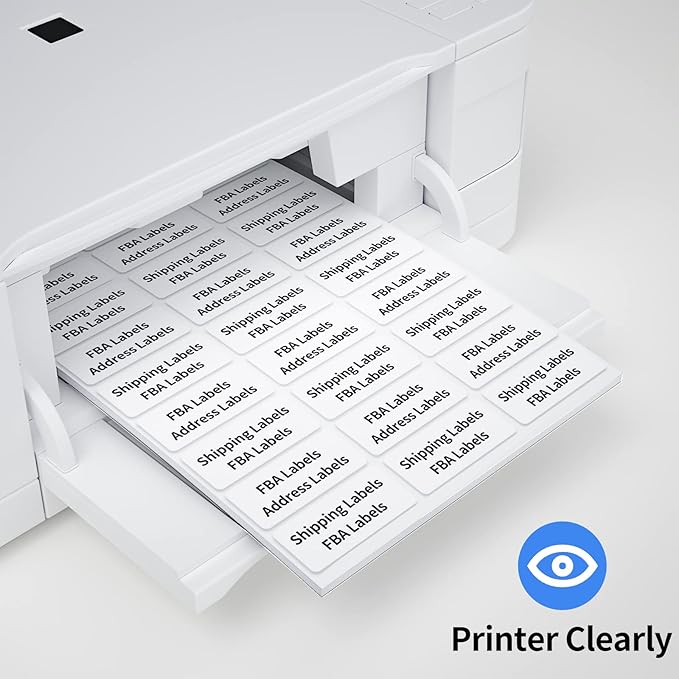 2"x4" Shipping Address Labels, 10-UP Blank Mailing Labels, White Self-Adhesive Customized Stickers for Inkjet and Laser Printer [400 Sheet, 4000 Labels]