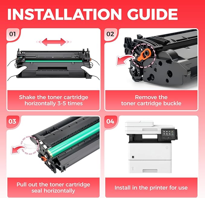 121 Black Toner Cartridge 2-Pack with chip High Yield Replacement for Canon 121 CRG-121 Toner Cartridges Compatible for Canon ImageCLASS D1650 D1620 Laser Printer Ink All-in-One Copier Scanner