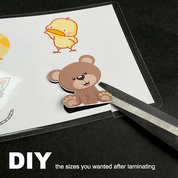 5 Mil Laminating Sheets, Holds 8.5 x 11 Inch Sheets 100 Pack, Thermal Laminating Pouches for Laminator, 9 X 11.5-inches/Letter Size Thermal Laminating Paper, Round Corner