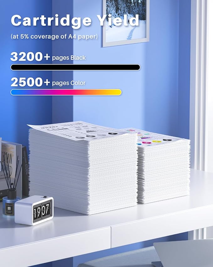 218X Toner Cartridges 4 Pack (with Chip) Compatible Replacement for HP 218X W2180X 218A W2180A Toner for HP Color Laserjet Pro 3201dw, MFP 3301cdw, 3301fdw, 3301sdw Printer (B/C/M/Y, High-Yield)