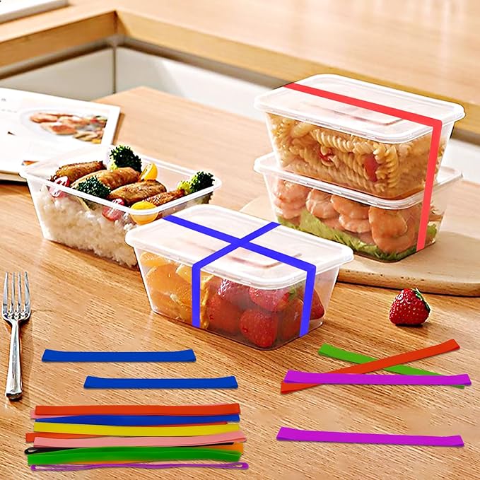 32Pcs Silicone Rubber Bands 3Sizes Elastic Rubber Wrapping Bands Thick Colorful Silicone Rubber Band for Books,Art,Exercise,Crab Traps,Cooking Boxes Wraps,Wallet Card,Office Supplies(Random Color)
