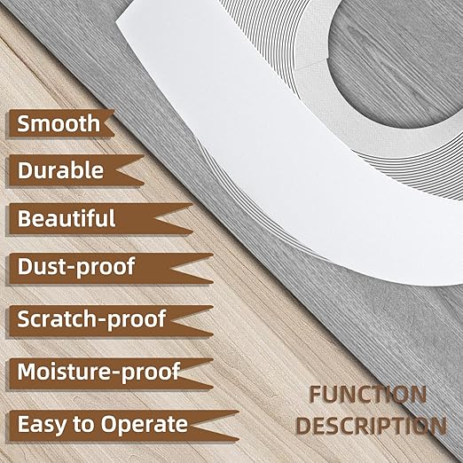 GSCIT Club White Melamine Edge Banding, 1/2 inch x 25ft Edge Banding with Hot Melt Adhesive Pre-glued Cabinet Edge Banding Flexible White Veneer Edging for Plywood