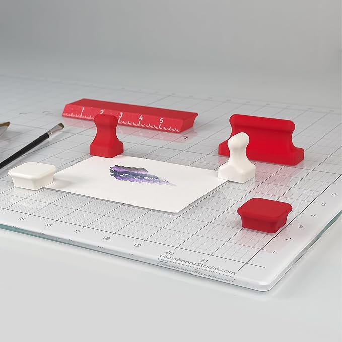 Glassboard Studio MiniPawn Magnet - Strong Neodymium Rare Earth Magnets for Fridge, Whiteboard, Locker & Magnetic Glassboards - Ideal for Crafting & Office Use - Strong Fridge Magnets (Jet Black, 4)