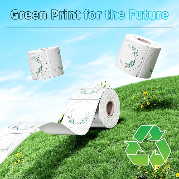 2x2 Round Thermal Labels A