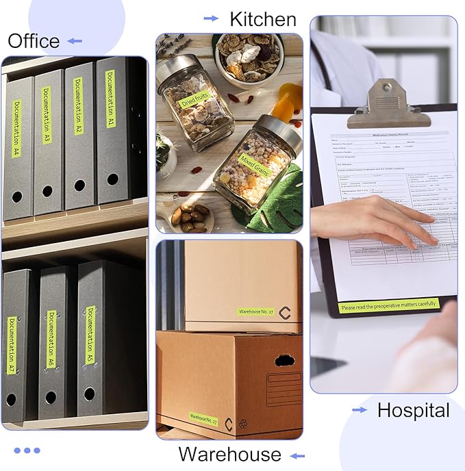 2 Pack Compatible for Ptouch TZe-C21 TZ-C21 TZe TZ Label Tape 9mm 0.35'' Laminated Black on Fluo Yellow Label Maker Tape for PT-9700PC PT-1880 PT-1230PC PT-1280 PT-1800 PT-1830