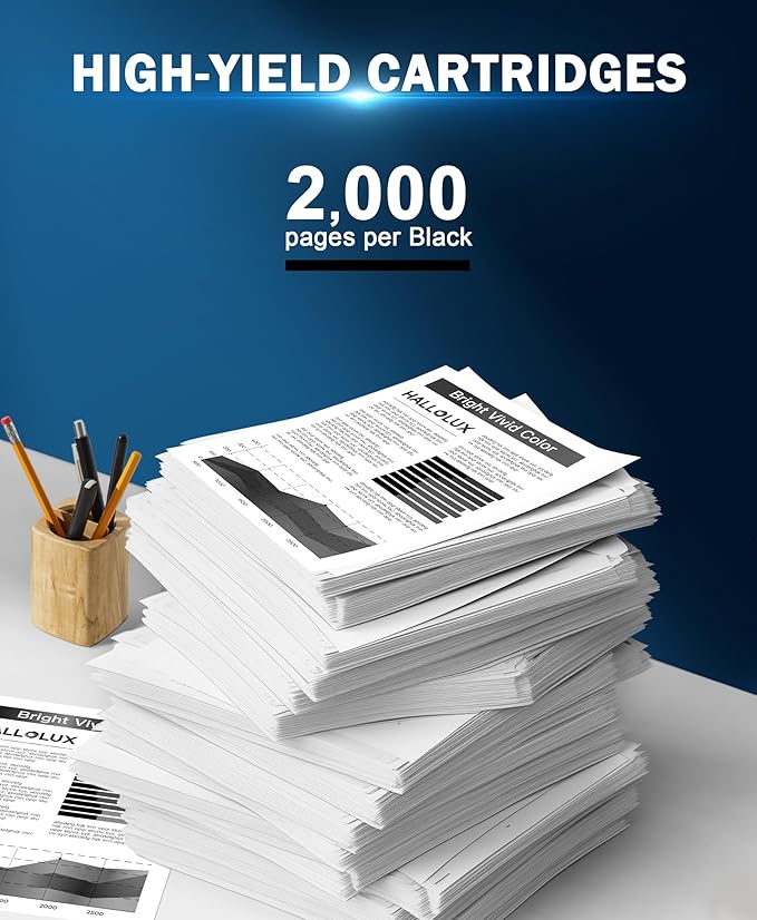 HALLOLUX for 210A Toner Cartridge Black 2 Pack (with Chip) Replacement for HP 210A Compatible with HP Color Laser MFP 4301fdw 4301fdn Pro 4201dw 4201dn Series Printer Toner (2-Black)