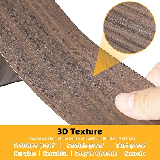 GSCIT Club Wood Grain Repair Tape, 2.3 inch X 50ft Self Adhesive Walnut Grain Repair Patch for Tables, Chairs, Baseboards, Doors, Windows, Floors, Handicraft DIY.