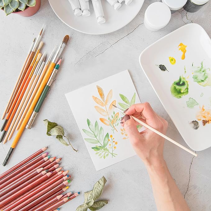 200 Sheets White Cards Blank - 5''x7'' White Card Stock 300gsm/110lb Thick Paper Cardstock, Heavy CardStock Blank for Wedding Invitations, Index Cards, Greeting, Note - PAP07300200