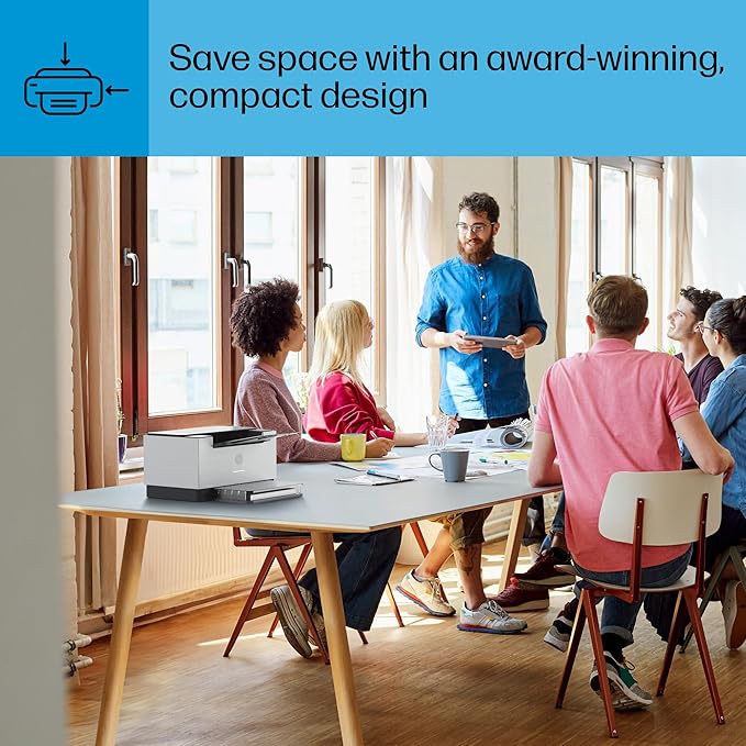 HP Laserjet M207dw Laser Wireless Printer, Black and White, Duplex, Best for Office