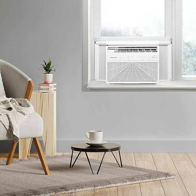 Hisense WCT06W25A Window Air Conditioner, 6,000 BTU, White