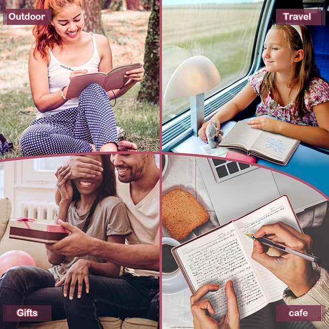 2025 Leather Vintage Journal Notebook,300 Pages,Leather Softcover Lined Journal Notebooks for Women Men,Notebook Journals for Writing Travel,Business,Office,8.5'' X 11.3''