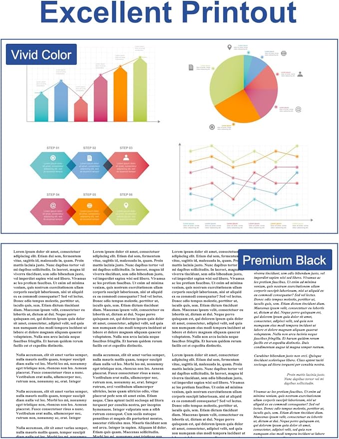 4-Pack LC406XL Ink Cartridges Compatible for Brother MFC-J4335DW MFC-J5855DW MFC-J6555DW MFC-J4535DW MFC-J6955DW MFC-J4345DW MFC-J5955DW Printer, Black Cyan Magenta Yellow