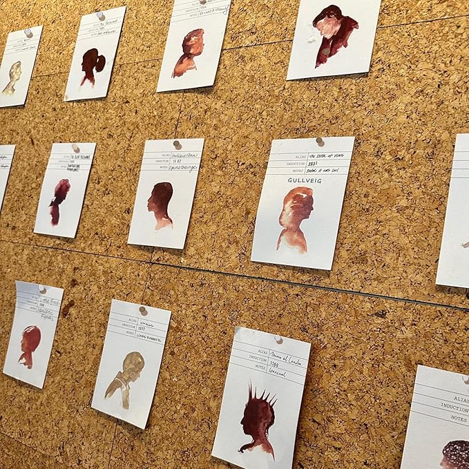 Gullveig Silver Push Pins - 100 Piece Set in Elegant Metallic Finish - Durable Metal Thumb Tacks, Reusable Paper Box - Perfect for Home, Office, and DIY Projects - Ф11mm x 17mm