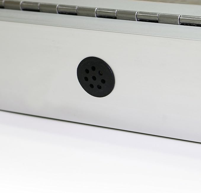 Ghent 24"x18" 1-Door Outdoor Enclosed Vinyl Bulletin Board, Shatter Resistant, with Lock, Satin Aluminum Frame - Ebony (PA12418VX-183), Made in the USA