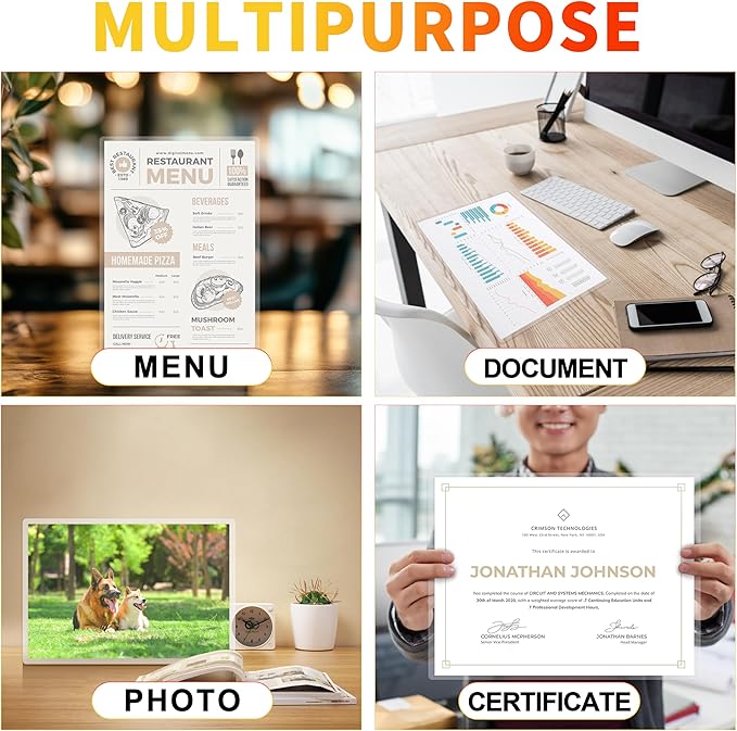 300 Pack Laminating Sheets,3 Mil,9"x11.5" Inches for Use with Thermal Laminators,Clear,Letter Size,Office and School Supplies