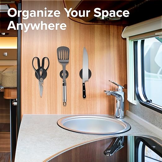 Heavy Duty Ring Magnets - Ultra Strong 1.75 Inch (44 mm) Magnets with Holes for DIY & Crafts - Space Organization Set for Home, Kitchen, Workshop (10 pcs)