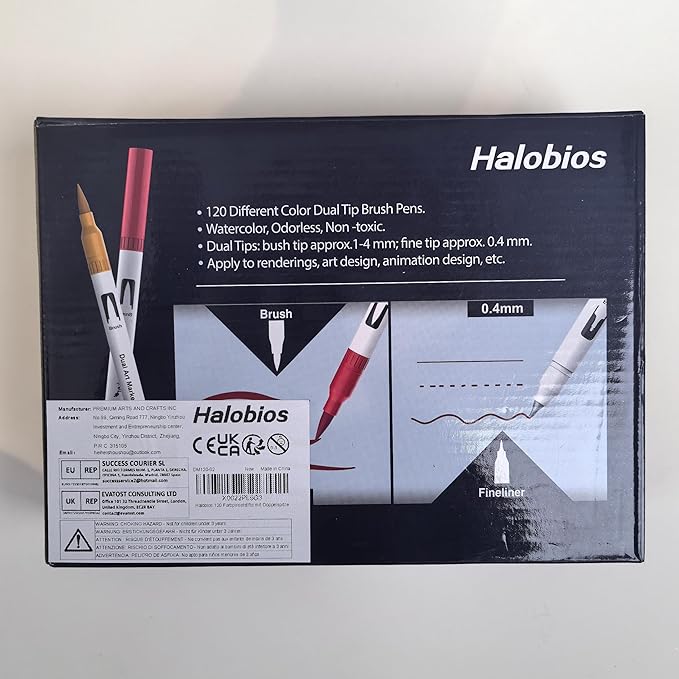 120 Color Dual Tips Brush Pens, Fine and Brush Tip Markers with Swatch Card for Adult Coloring, Art Markers Set for Journaling Calligraphy Drawing Sketching Doodling Illustrating