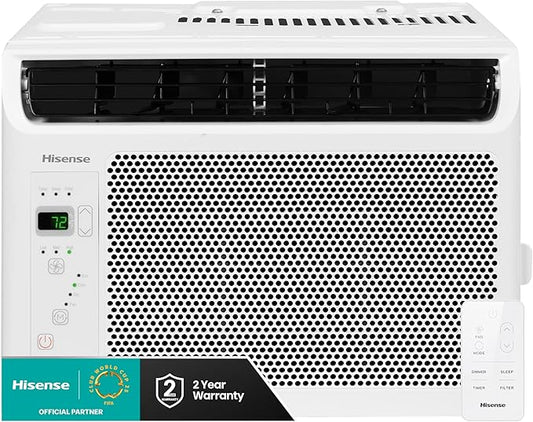 Hisense WC06R25A Window Air Conditioner, 6,000 BTU, White