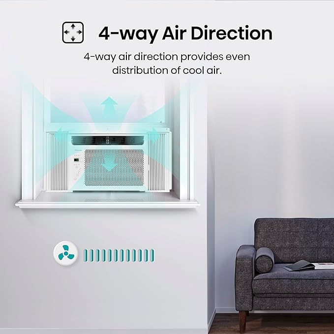 Hisense WC05R25A Window Air Conditioner, 5,000 BTU, White
