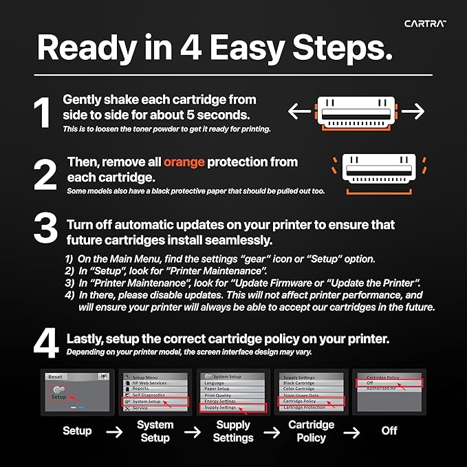 212A W2120A Black Toner Cartridge for HP Color Laserjet Enterprise Flow MFP M578c, M578z M554dn, M555dn, M555x, M578dn, M578f, M578, M554, M555 Series (212A Black (W2120A))