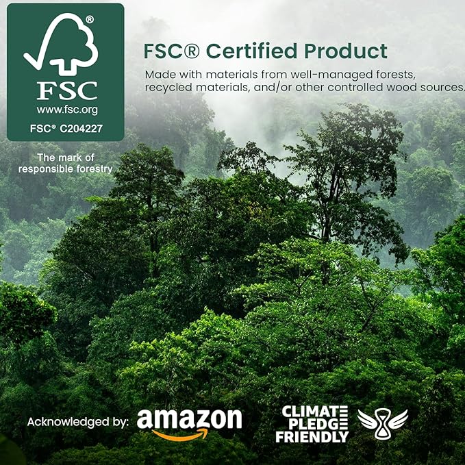 Honeycomb Packing Paper 12" x 55ft with Rope & 20 Fragile Stickers|Shipping & Moving Supplies|Small Business Packaging Supplies|Eco Friendly Bubble Wrap Packing Boxes for Moving Certified FSC C204227