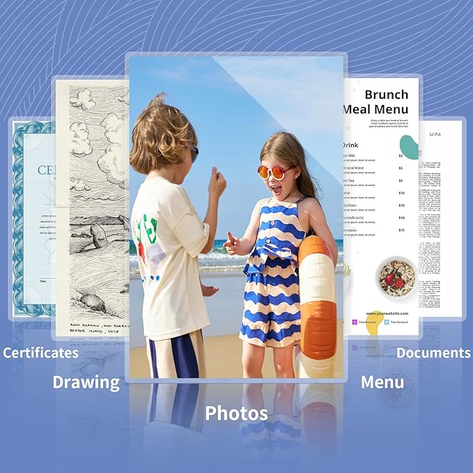 3 mil Thermal Laminating Sheets 30 Packs, 9” x 11.5” Clear Laminating Pouches Holds 8.5 x 11 Inch Sheet, Letter Size Lamination Paper for Laminator - Rounded Corner