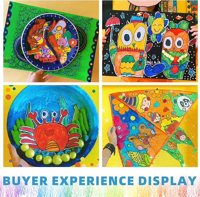 48 Colors Permanent Markers, Assorted Colors Vibrant Markers, Fine Point，Works on Wood, Plastic, Metal, and More, for Adults, Artist, Teacher, Kids, 48 Pack