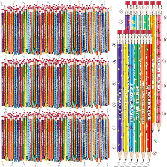 360 Pcs Scented Pencils Bulk for Kids Inspirational Motivational Cute Fun Fruit Wood Smelly Graphite Pencils with Erasers for School Classroom Office Students Girls Boys Gifts Supplies