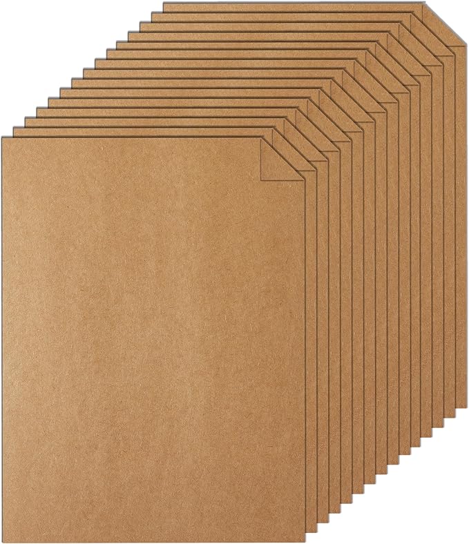 28 Sheets Brown Cardstock 8.5 x 11 Printer Paper, 92lb Heavyweight Paper Card Stock for Greeting Cards, Wrapper, Office, Stationery, Invitations, Certificate